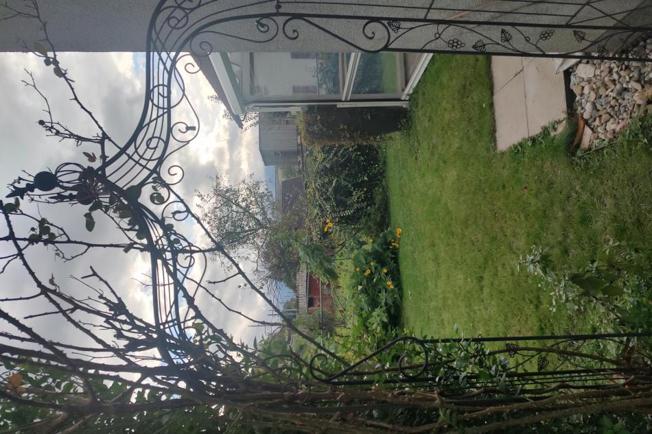 Eigener Garteneingang in Privatgarten