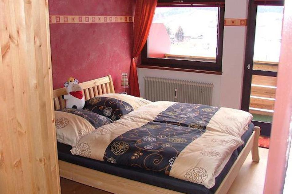 Schlafzimmer 1 mit Panoramablick zum Wilden-Kaiser Gebirge